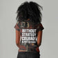 Bayard Rustin Women V-Neck T-Shirt with Quiet Architect Design Strategy and Courage Civil Rights Tribute - African Pride