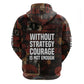 Bayard Rustin Zip Hoodie with Quiet Architect Design Strategy and Courage Civil Rights Tribute - African Pride