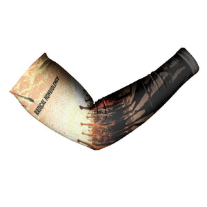 Bayard Rustin Arm Sleeves with Radical Nonviolence Design Protest Crowd and Courage Civil Rights Tribute - African Pride