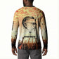Bayard Rustin Button Sweatshirt with Radical Nonviolence Design Protest Crowd and Courage Civil Rights Tribute
