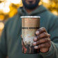 Bayard Rustin 4 in 1 Can Cooler Tumbler with Radical Nonviolence Design Protest Crowd and Courage Civil Rights Tribute - African Pride