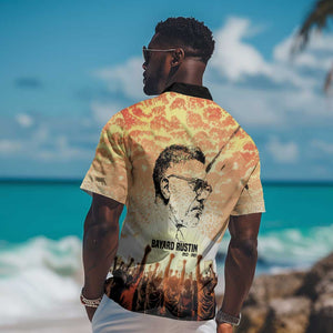 Bayard Rustin Hawaiian Shirt with Radical Nonviolence Design Protest Crowd and Courage Civil Rights Tribute - African Pride