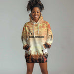 Bayard Rustin Hoodie Dress with Radical Nonviolence Design Protest Crowd and Courage Civil Rights Tribute - African Pride