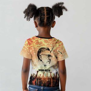 Bayard Rustin Kid T shirt with Radical Nonviolence Design Protest Crowd and Courage Civil Rights Tribute - African Pride