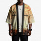 Bayard Rustin Kimono with Radical Nonviolence Design Protest Crowd and Courage Civil Rights Tribute - African Pride