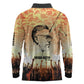 Bayard Rustin Long Sleeve Polo Shirt with Radical Nonviolence Design Protest Crowd and Courage Civil Rights Tribute - African Pride