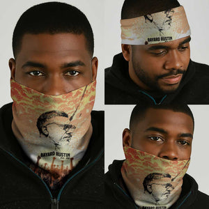 Bayard Rustin Neck Gaiter with Radical Nonviolence Design Protest Crowd and Courage Civil Rights Tribute - African Pride