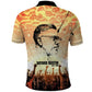 Bayard Rustin Polo Shirt with Radical Nonviolence Design Protest Crowd and Courage Civil Rights Tribute - African Pride