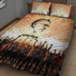 Bayard Rustin Quilt Bed Set with Radical Nonviolence Design Protest Crowd and Courage Civil Rights Tribute - African Pride