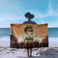 Bayard Rustin Sarong with Radical Nonviolence Design Protest Crowd and Courage Civil Rights Tribute - African Pride