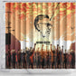 Bayard Rustin Shower Curtain with Radical Nonviolence Design Protest Crowd and Courage Civil Rights Tribute - African Pride