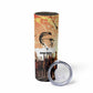 Bayard Rustin Skinny Tumbler with Radical Nonviolence Design Protest Crowd and Courage Civil Rights Tribute - African Pride