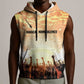 Bayard Rustin Sleeveless Hoodie with Radical Nonviolence Design Protest Crowd and Courage Civil Rights Tribute - African Pride