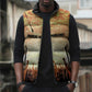 Bayard Rustin Sleeveless Puffer Jacket with Radical Nonviolence Design Protest Crowd and Courage Civil Rights Tribute - African Pride
