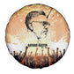 Bayard Rustin Spare Tire Cover with Radical Nonviolence Design Protest Crowd and Courage Civil Rights Tribute - African Pride