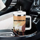 Bayard Rustin Tumbler With Handle with Radical Nonviolence Design Protest Crowd and Courage Civil Rights Tribute - African Pride