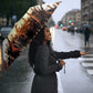 Bayard Rustin Umbrella with Radical Nonviolence Design Protest Crowd and Courage Civil Rights Tribute - African Pride