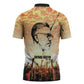 Bayard Rustin Zipper Polo Shirt with Radical Nonviolence Design Protest Crowd and Courage Civil Rights Tribute - African Pride
