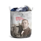 Booker T. Washington Laundry Basket Halftone Portrait Design Tilling a Field Quote Historical Civil Rights Tribute - African Pride