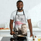 Booker T. Washington Apron Halftone Portrait Design Tilling a Field Quote Historical Civil Rights Tribute - African Pride