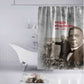 Booker T. Washington Bathroom Set Halftone Portrait Design Tilling a Field Quote Historical Civil Rights Tribute - African Pride