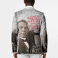 Booker T. Washington Blazer Halftone Portrait Design Tilling a Field Quote Historical Civil Rights Tribute - African Pride