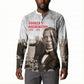 Booker T. Washington Button Sweatshirt Halftone Portrait Design Tilling a Field Quote Historical Civil Rights Tribute