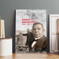 Booker T. Washington Canvas Wall Art Halftone Portrait Design Tilling a Field Quote Historical Civil Rights Tribute - African Pride