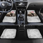Booker T. Washington Car Mats Halftone Portrait Design Tilling a Field Quote Historical Civil Rights Tribute - African Pride