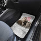 Booker T. Washington Car Mats Halftone Portrait Design Tilling a Field Quote Historical Civil Rights Tribute - African Pride