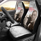 Booker T. Washington Car Seat Cover Halftone Portrait Design Tilling a Field Quote Historical Civil Rights Tribute - African Pride