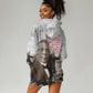 Booker T. Washington Hoodie Dress Halftone Portrait Design Tilling a Field Quote Historical Civil Rights Tribute - African Pride