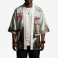 Booker T. Washington Kimono Halftone Portrait Design Tilling a Field Quote Historical Civil Rights Tribute - African Pride