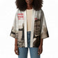 Booker T. Washington Kimono Halftone Portrait Design Tilling a Field Quote Historical Civil Rights Tribute - African Pride