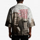 Booker T. Washington Kimono Halftone Portrait Design Tilling a Field Quote Historical Civil Rights Tribute - African Pride