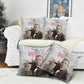Booker T. Washington Pillow Cover Halftone Portrait Design Tilling a Field Quote Historical Civil Rights Tribute - African Pride