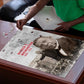 Booker T. Washington Puzzle Halftone Portrait Design Tilling a Field Quote Historical Civil Rights Tribute - African Pride