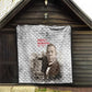 Booker T. Washington Quilt Halftone Portrait Design Tilling a Field Quote Historical Civil Rights Tribute - African Pride