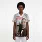 Booker T. Washington Scrub Top Halftone Portrait Design Tilling a Field Quote Historical Civil Rights Tribute - African Pride