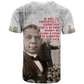 Booker T. Washington T shirt Halftone Portrait Design Tilling a Field Quote Historical Civil Rights Tribute TS04