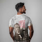 Booker T. Washington T shirt Halftone Portrait Design Tilling a Field Quote Historical Civil Rights Tribute TS04
