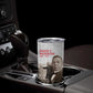 Booker T. Washington Tumbler Cup Halftone Portrait Design Tilling a Field Quote Historical Civil Rights Tribute - African Pride
