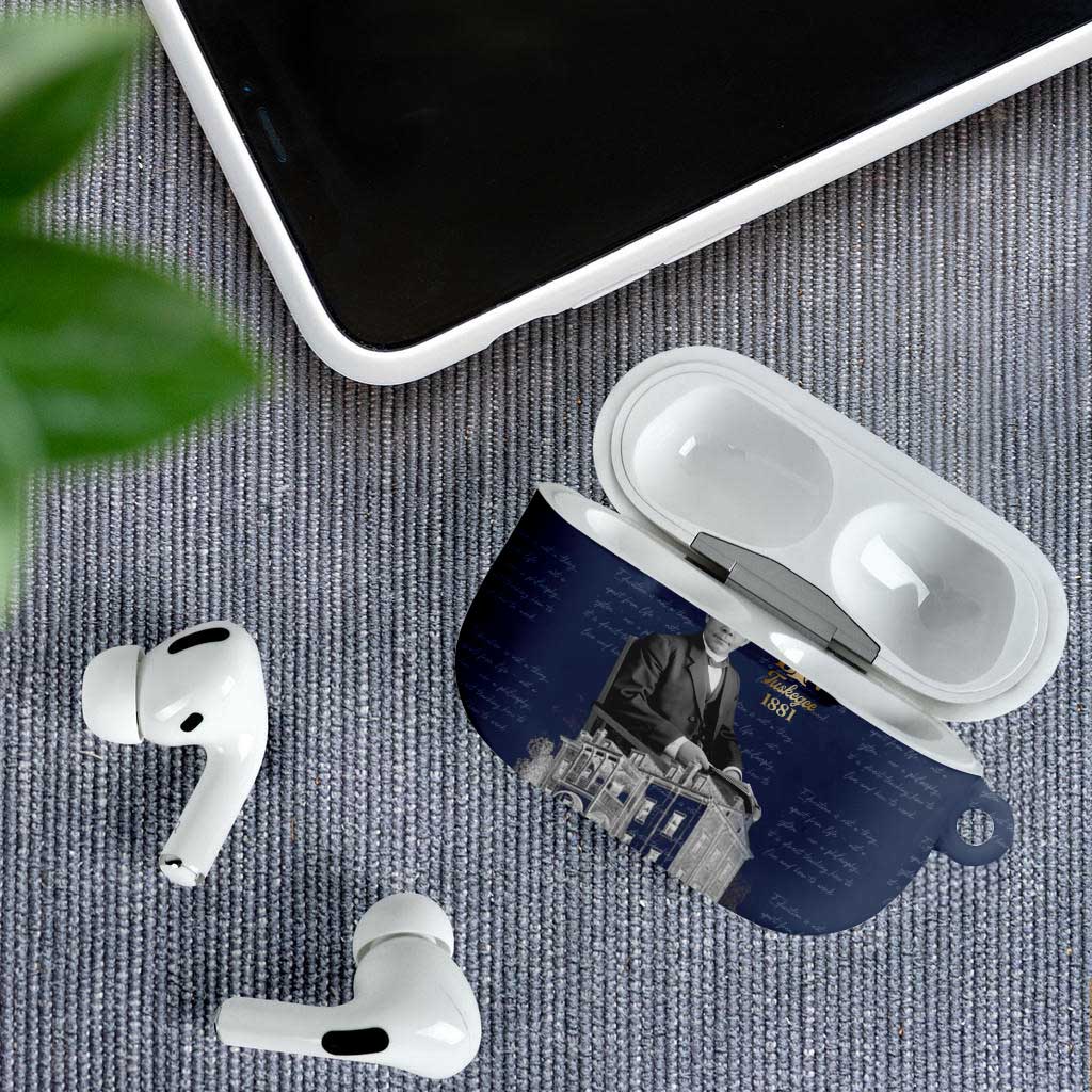 Booker T. Washington AirPods Case Tuskegee Institute Design Educational Legacy 1881 Historic Tribute - African Pride