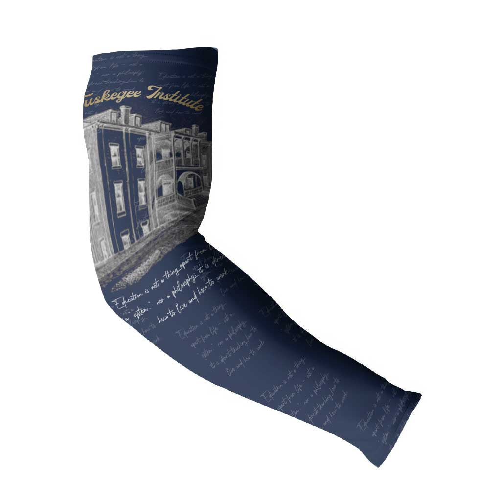 Booker T. Washington Arm Sleeves Tuskegee Institute Design Educational Legacy 1881 Historic Tribute - African Pride