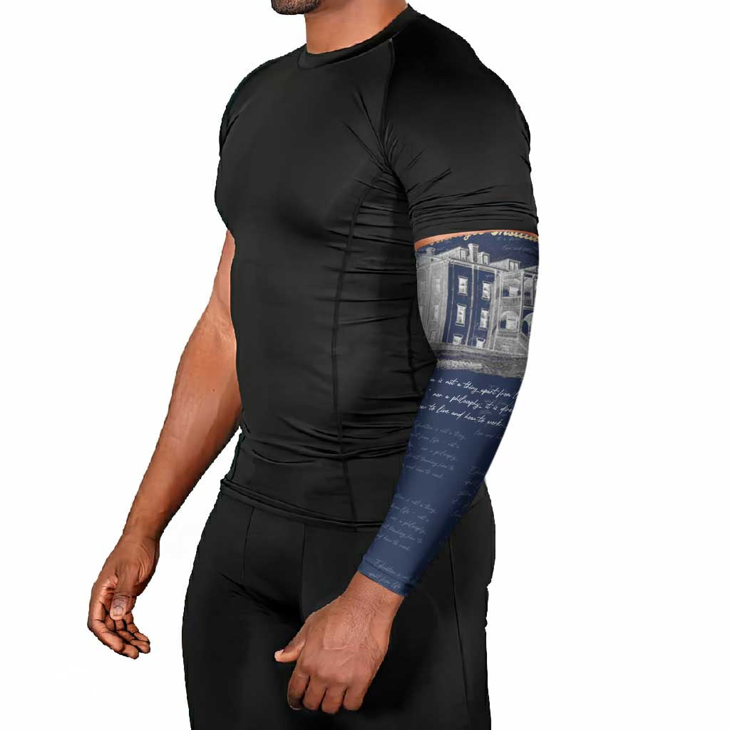 Booker T. Washington Arm Sleeves Tuskegee Institute Design Educational Legacy 1881 Historic Tribute - African Pride
