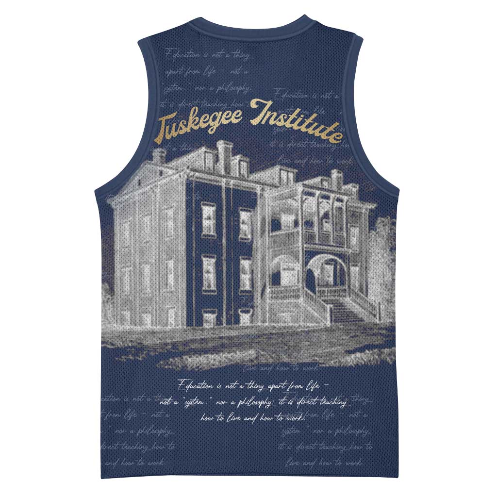 Booker T. Washington Basketball Jersey Tuskegee Institute Design Educational Legacy 1881 Historic Tribute - African Pride