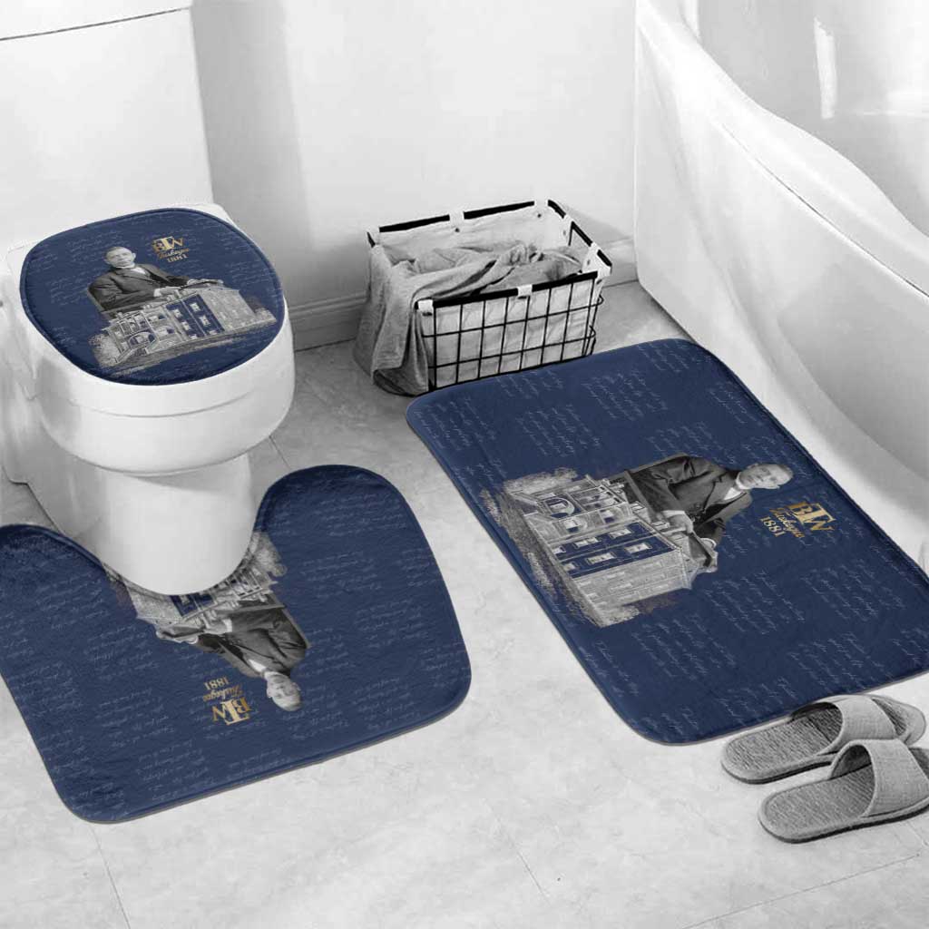 Booker T. Washington Bathroom Set Tuskegee Institute Design Educational Legacy 1881 Historic Tribute - African Pride