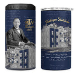 Booker T. Washington 4 in 1 Can Cooler Tumbler Tuskegee Institute Design Educational Legacy 1881 Historic Tribute - African Pride