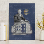 Booker T. Washington Canvas Wall Art Tuskegee Institute Design Educational Legacy 1881 Historic Tribute - African Pride