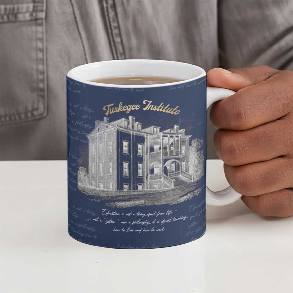 Booker T. Washington Ceramic Mug Tuskegee Institute Design Educational Legacy 1881 Historic Tribute - African Pride